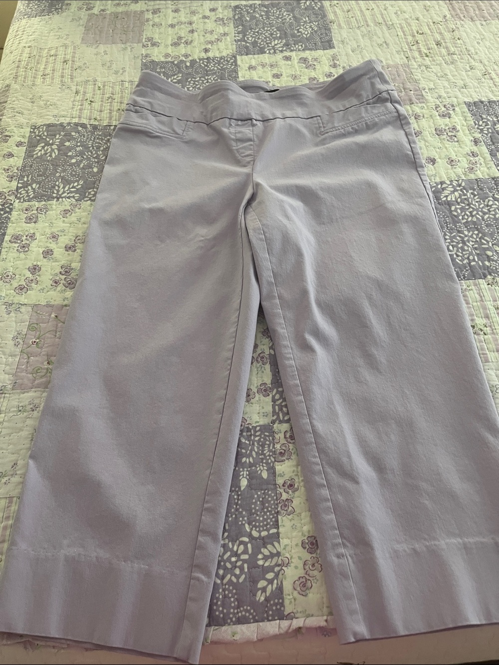 Zac & Rachel Light Lavender Crop Pants